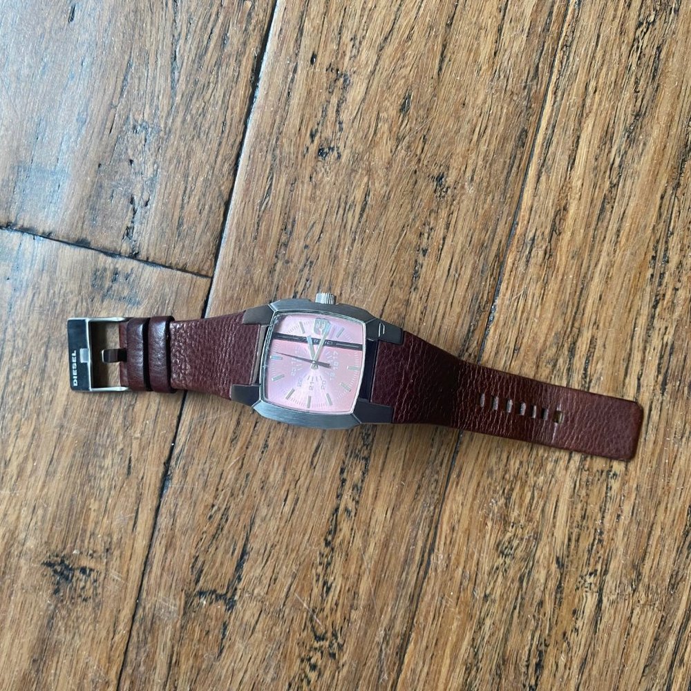 Pink Face Diesel Watch